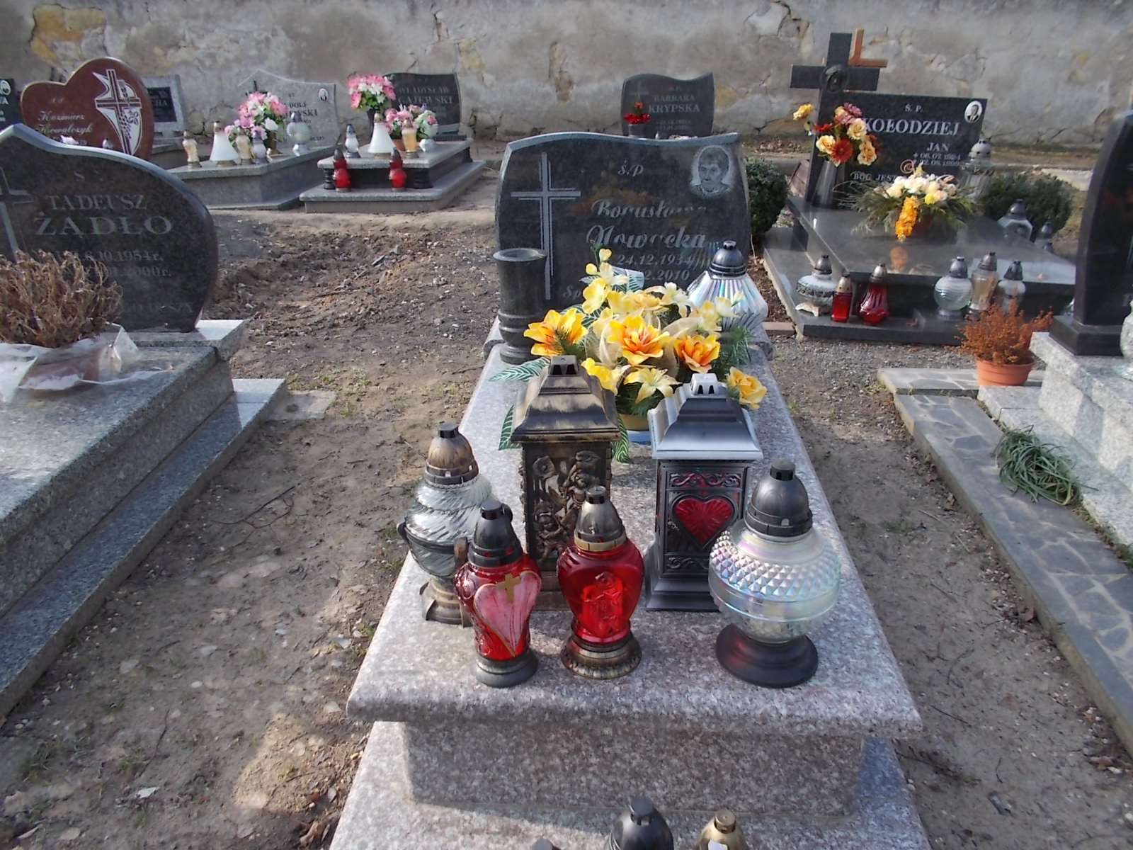 Grób Bogusława Nowacka