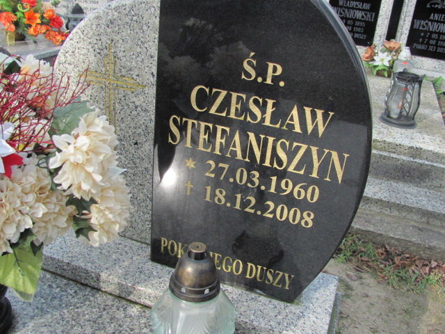 Czesław Stefaniszyn 1960 Nowogrodziec - Grobonet - Wyszukiwarka osób pochowanych