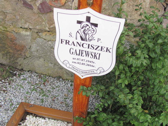 Franciszek Gajewski 1945 Nowogrodziec - Grobonet - Wyszukiwarka osób pochowanych
