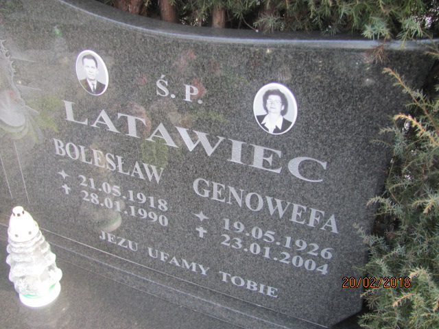 Tomasz Latawiec 1983 Nowogrodziec - Grobonet - Wyszukiwarka osób pochowanych