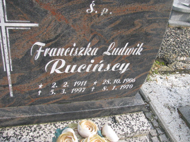 Franciszka Rucińska  1911 Nowogrodziec - Grobonet - Wyszukiwarka osób pochowanych