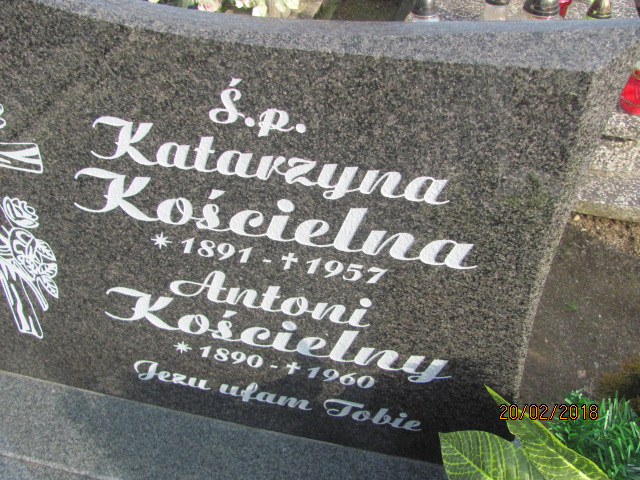 Katarzyna Kościelna 1890 Nowogrodziec - Grobonet - Wyszukiwarka osób pochowanych