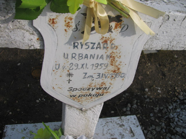 Ryszard Urbaniak 1959 Nowogrodziec - Grobonet - Wyszukiwarka osób pochowanych