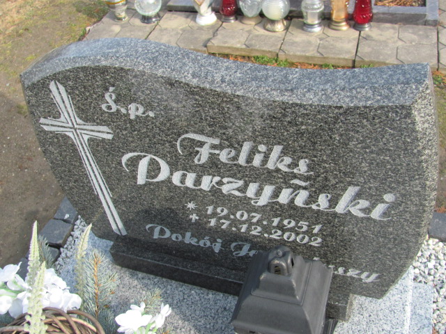 Feliks Parzyński 1951 Nowogrodziec - Grobonet - Wyszukiwarka osób pochowanych