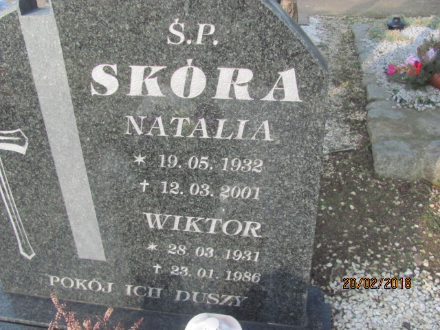 Wiktor Skóra  1931 Nowogrodziec - Grobonet - Wyszukiwarka osób pochowanych