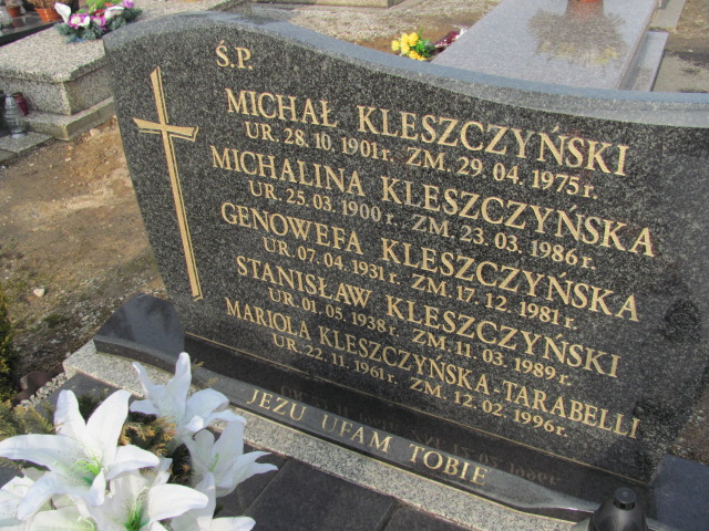 Genowefa Kleszczyńska 1931 Nowogrodziec - Grobonet - Wyszukiwarka osób pochowanych