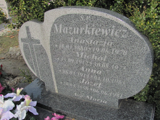 Anna Mazurkiewicz 1914 Nowogrodziec - Grobonet - Wyszukiwarka osób pochowanych