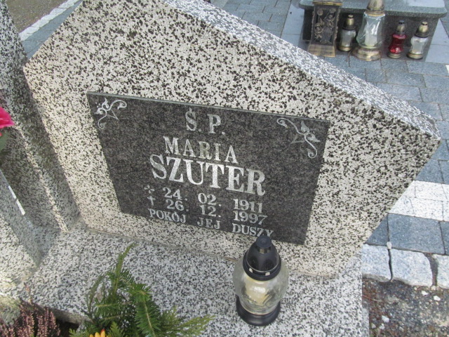 Maria Szuter 1911 Nowogrodziec - Grobonet - Wyszukiwarka osób pochowanych