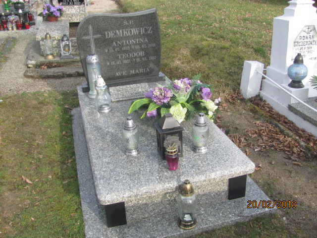 Grób Teodor Demkowicz
